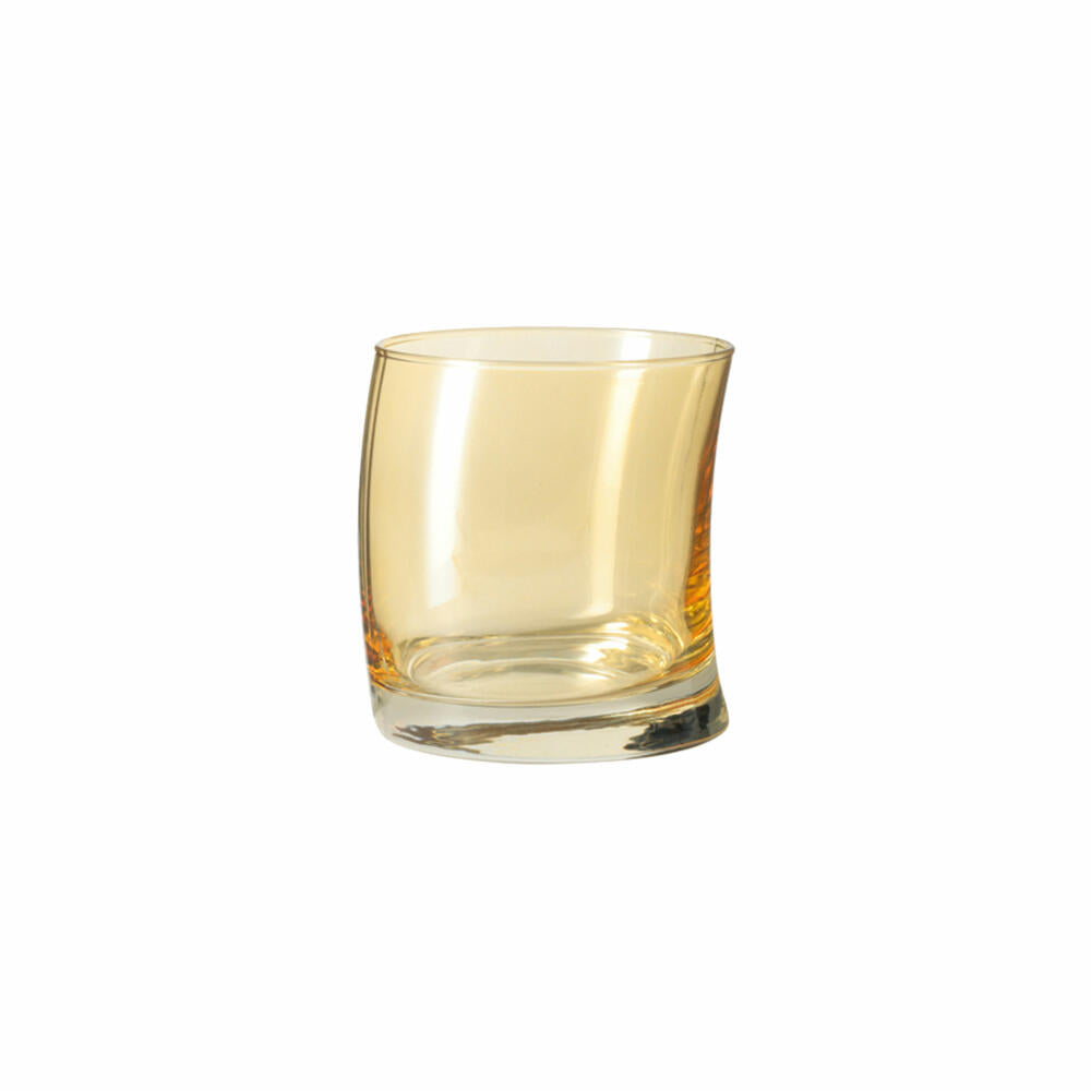 Leonardo Swing whiskey tumblers set of 6, whiskey, whiskey glass, tumbler, glass, amber, 250 ml, 18013