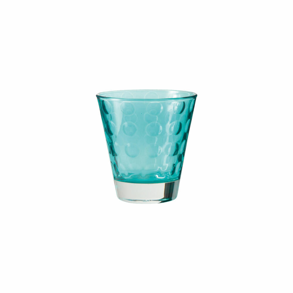 Leonardo Optic Whiskeybecher 6er Set, Whiskey, Whisky Glas, Tumbler, Glas, Laguna, 140 ml, 17995