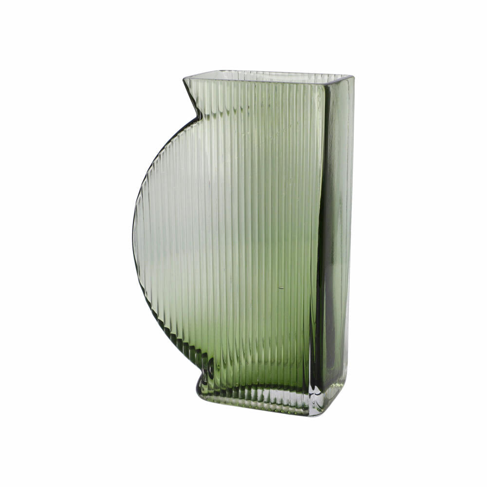 Goebel Vase Moss Shadows, Dekovase, Blumenvase, Glas, Grün, 20 cm, 23122841