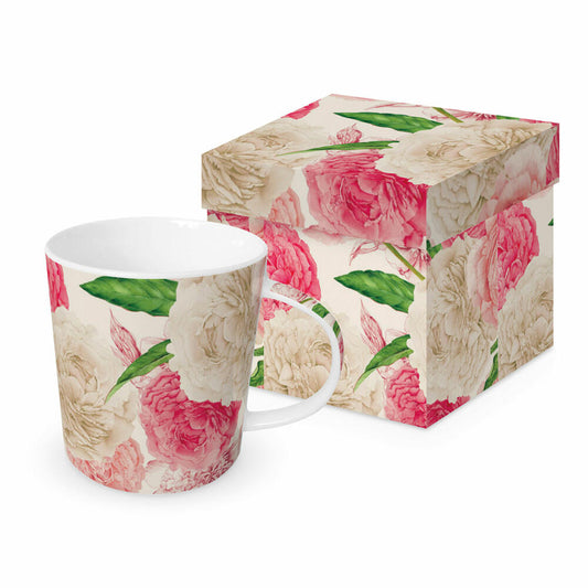 PPD Peonies Trend Mug, in gift box, mug, coffee mug, cup, New Bone China, 400 ml, 160302611