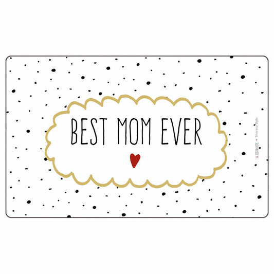 PPD Tray Best Mom, Frühstücksbrettchen, Brettchen, Frühstück, Resopal, 14.3 x 23.3 cm, 661277