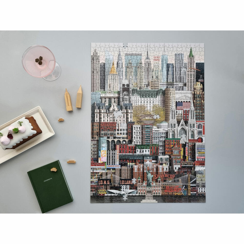 Martin Schwartz Puzzle New York, Städtepuzzle USA, 50 x 70 cm, 1000 Teile, MS0605