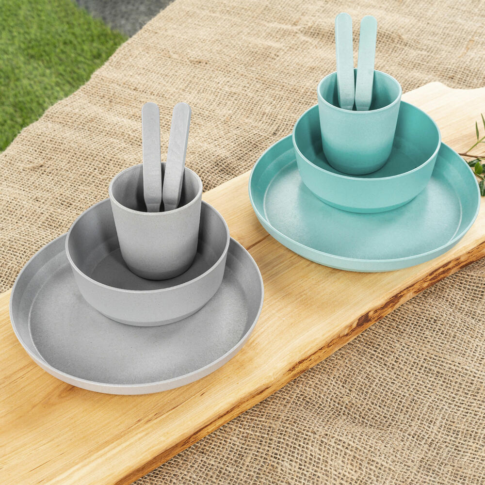 reer Growing Becher, 2er Set, Trinkbecher, Kinderbecher, Kinder, Blau / Grau, 22053