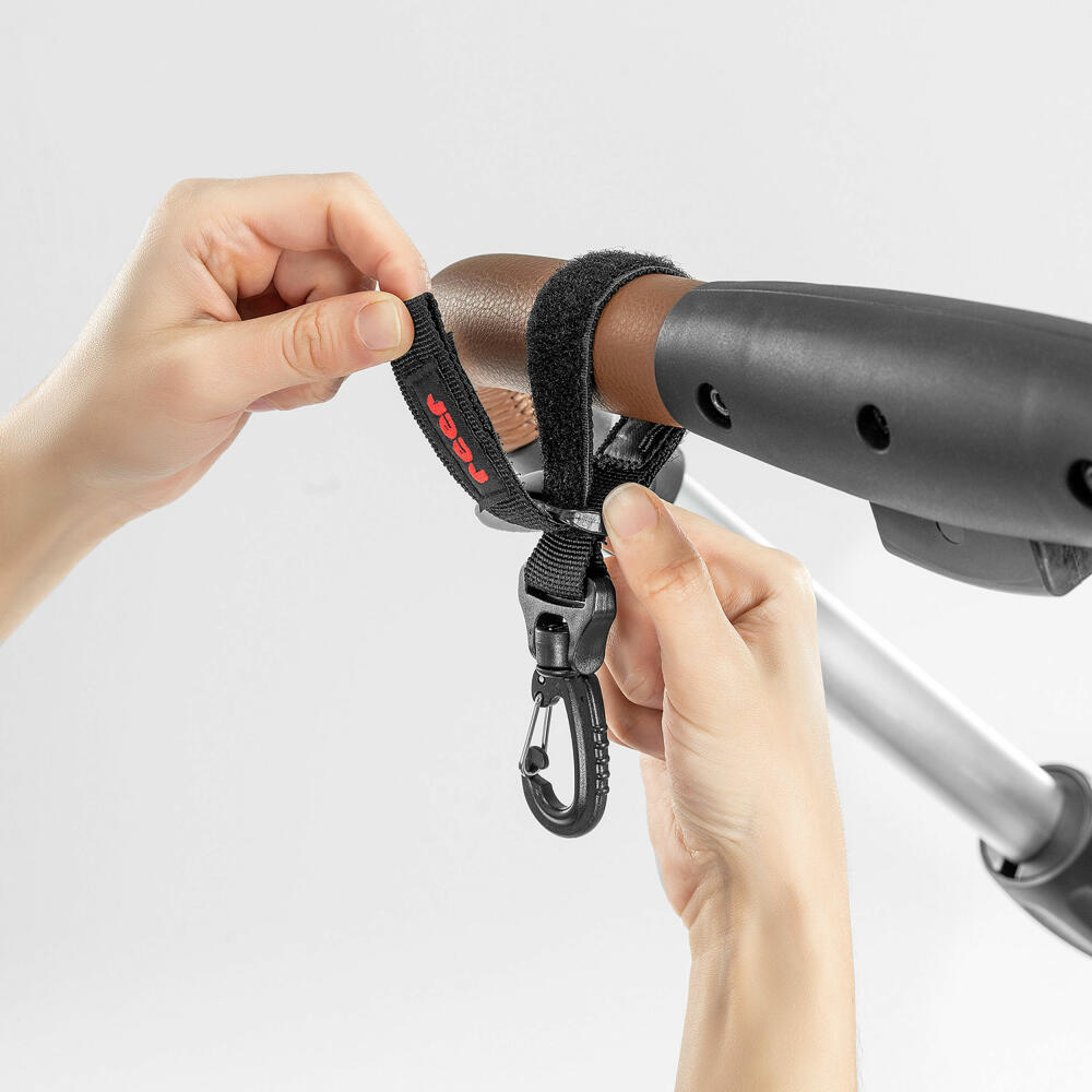 reer Clip&amp;Go Hook stroller hook, set of 2, stroller hook, diaper bag attachment, 84101