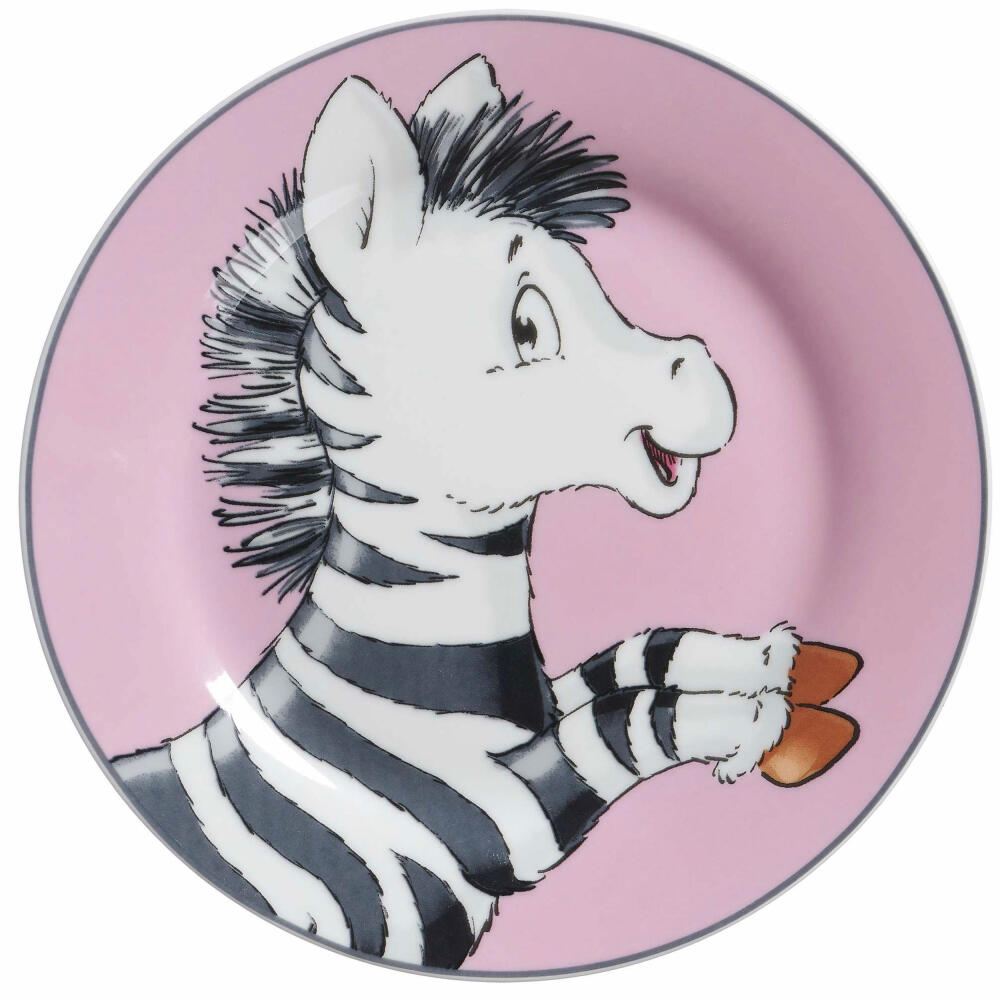 Ritzenhoff & Breker Kinderset Happy Zoo - Zebra Zoe, 3-tlg., Geschirr, Porzellan, Bunt, 413229