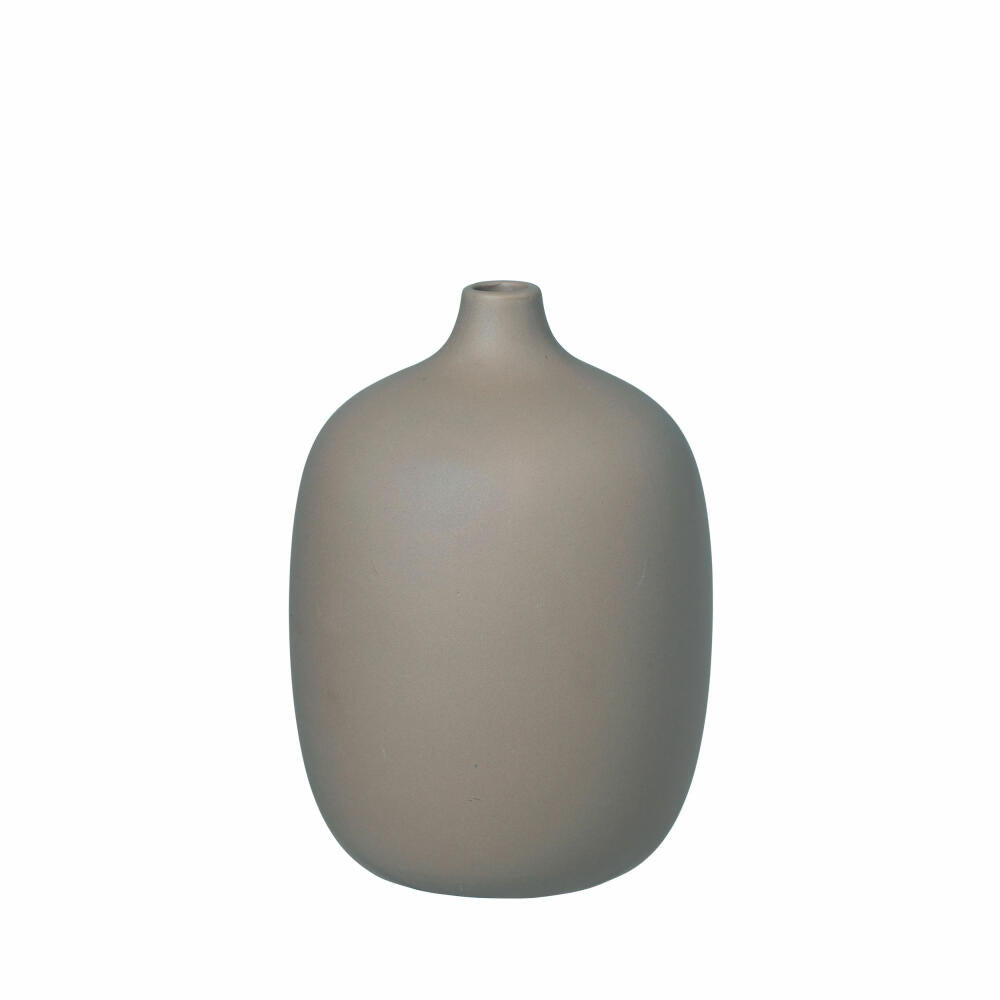 Blomus Ceola Vase, Dekovase, Blumenvase, Keramik, Satellite, H 18.5 cm, Ø 13.5 cm, 66244