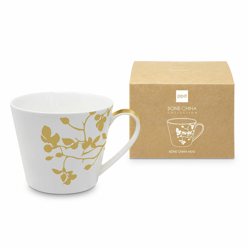 PPD Pure Branch gold Bone China Mug, Tasse, Becher, Kaffeebecher, Teetasse, Bone China, 400 ml, 163602458