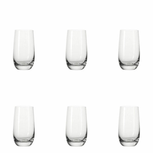 Leonardo Tivoli Becher Groß 6er Set, Trinkglas, Wasserglas, Saftglas, Glas, 350 ml, 17359
