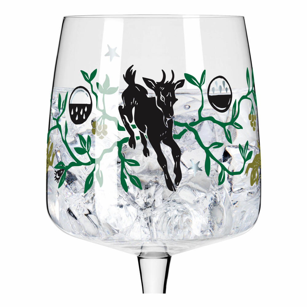 Ritzenhoff gin mug Fabelkraft Gin 004, gin glass, Karin Rytter, crystal glass, 700 ml, 3458004