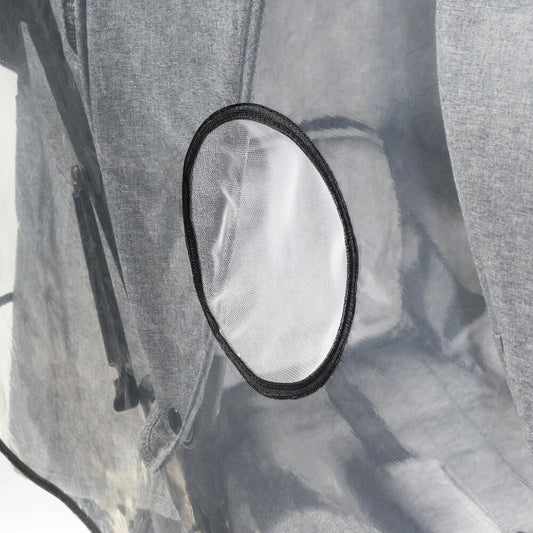 reer RainCover Duo Regenschutz für Geschwisterwagen, Regenverdeck, Regenhaube, Kinderwagen, 73887