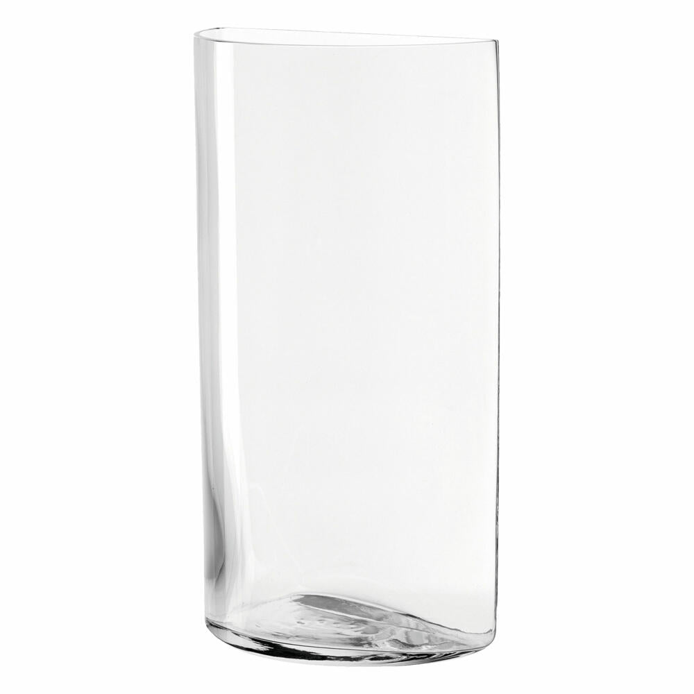 Leonardo Centro Vase Semicircle, set of 2, flower vase, glass vase, table vase, decorative vase, flowerpot, glass, 34 cm, 046944