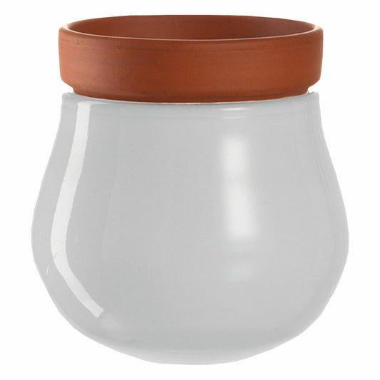 Leonardo Serra Pflanztopf S, 4er Set, Blumentopf, Blumen Topf, Pflanzentopf, Blumenkübel, Pflanzkübel, Weiß, 057770