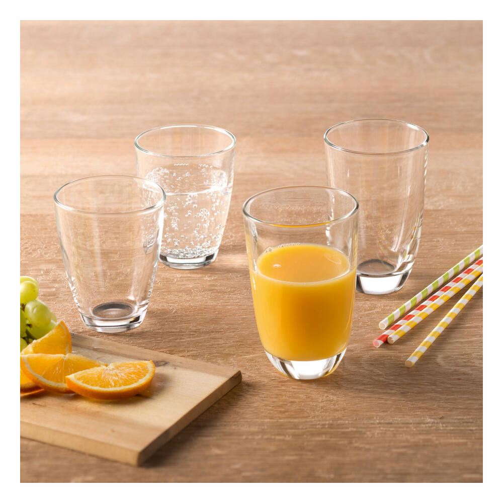 montana: :today drinking glass, set of 6, juice cup, water glass, juice glass, drinking cup, glass, 220 ml, 057399