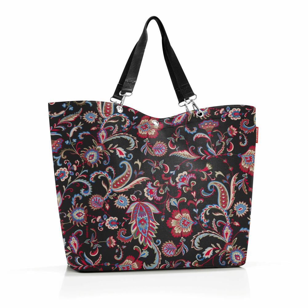 reisenthel shopper XL, Einkaufstasche, Tragetasche, Paisley Black, 35 L, ZU7064