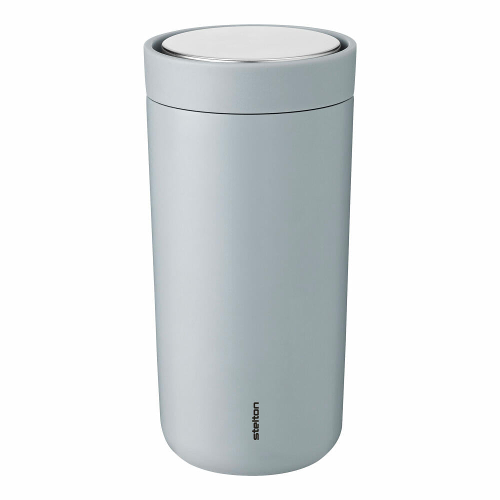 Stelton To Go Click Becher, Trinkbecher, Cup, Edelstahl, Kunststoff, Cloud, 400 ml, 685-27