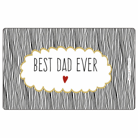 PPD Tray Best Dad, Frühstücksbrettchen, Brettchen, Frühstück, Resopal, 14.3 x 23.3 cm, 661278