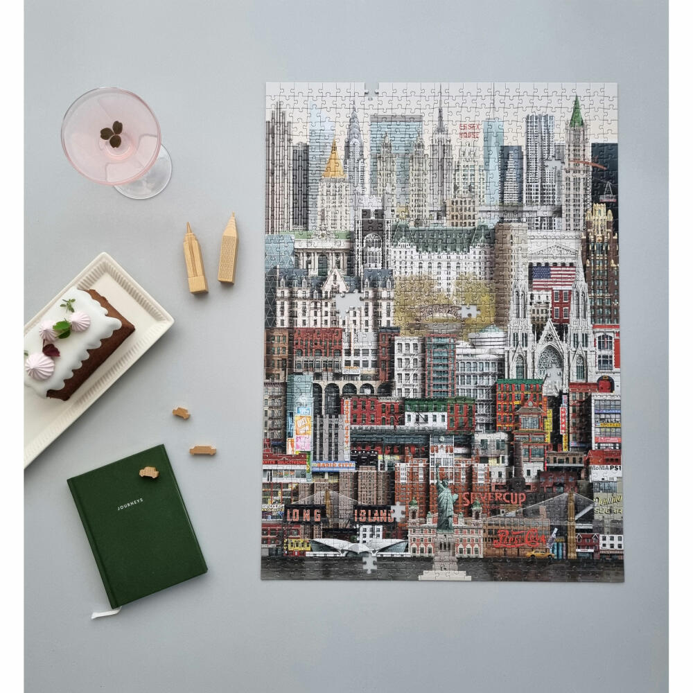 Martin Schwartz Puzzle New York, Städtepuzzle USA, 50 x 70 cm, 1000 Teile, MS0605