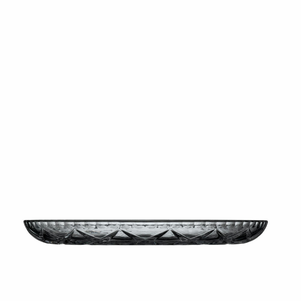 Lyngby Glass Serving Plate Sorrento, Glass Plate, Serving Plate, Glass, Clear, 30 cm, 29038