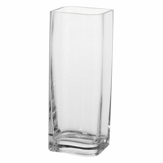 Leonardo Lucca Vase, flower vase, square, glass, 30 x 11 cm, 14327