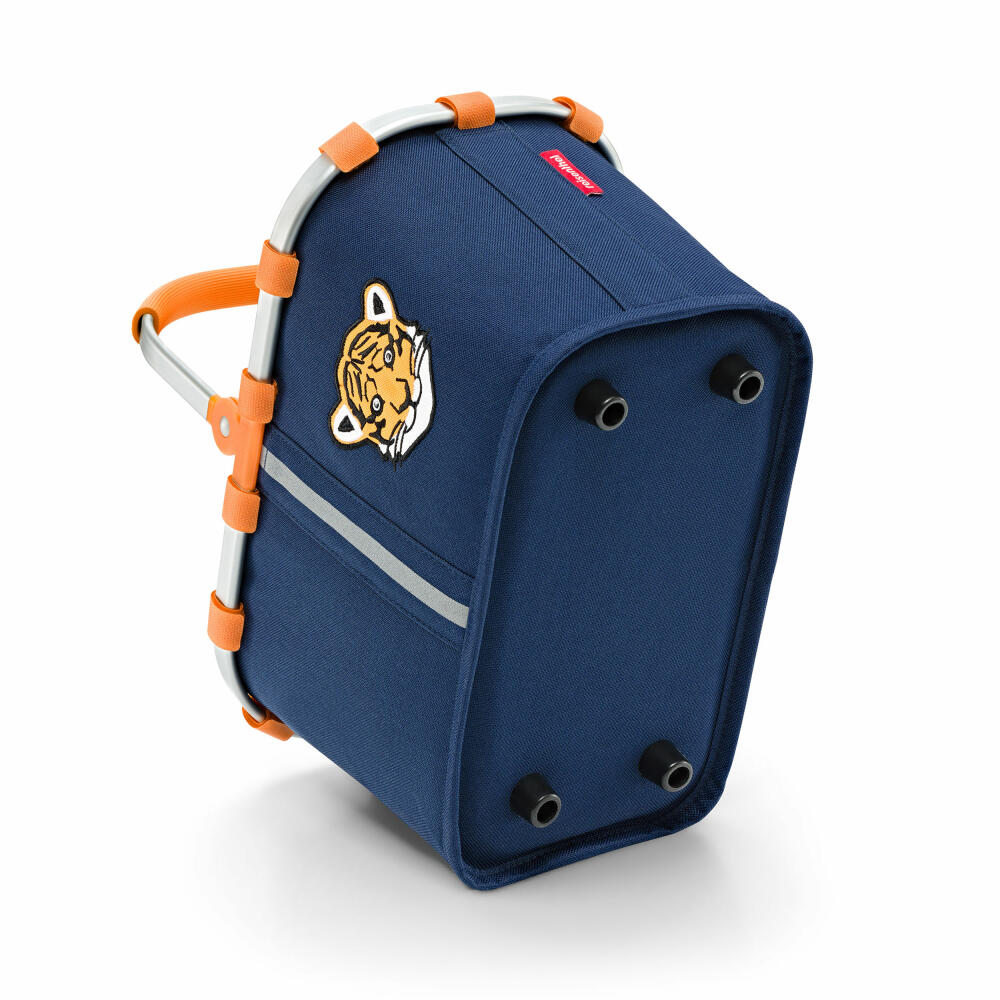 reisenthel carrybag XS kids, shopping basket, basket, picnic basket, carrying bag, polyester fabric, Tiger Navy, 5 L, IA4077