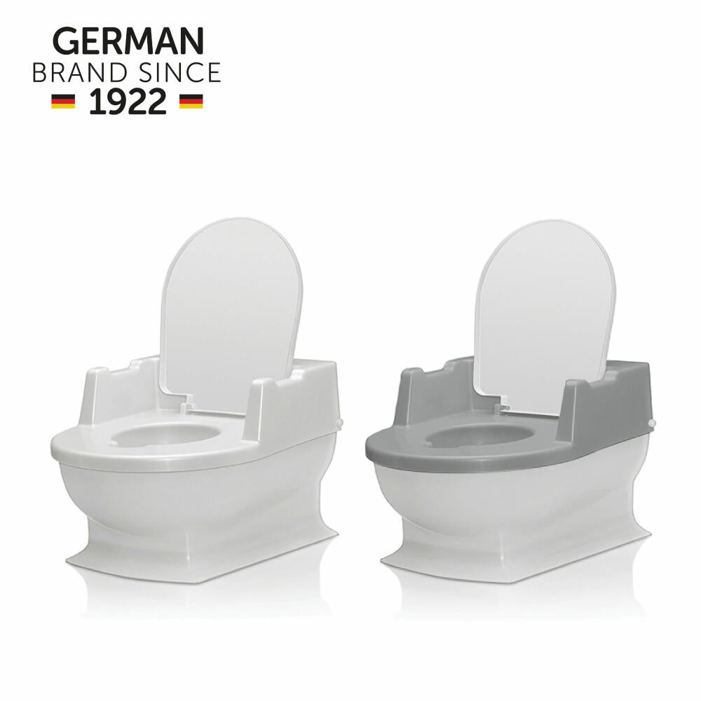 reer SitzFritz Mini-Toilet, Children's Toilets, Potty, Toilet Trainer, Children's Toilet, Learning Potty, White, 44220