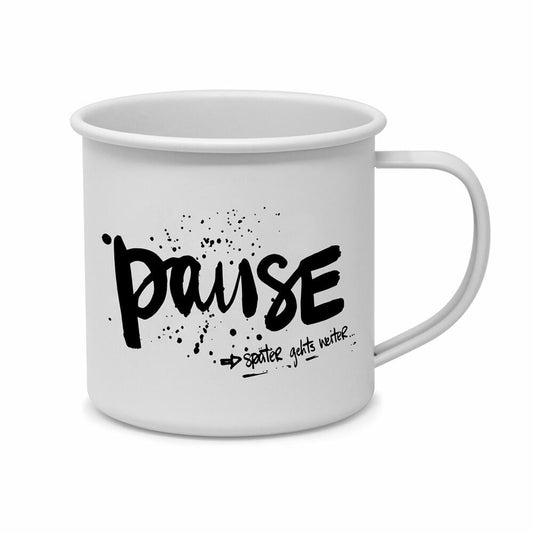 PPD Pause Metal Mug D@H, mug, coffee mug, cup, metal, 350 ml, 581101880