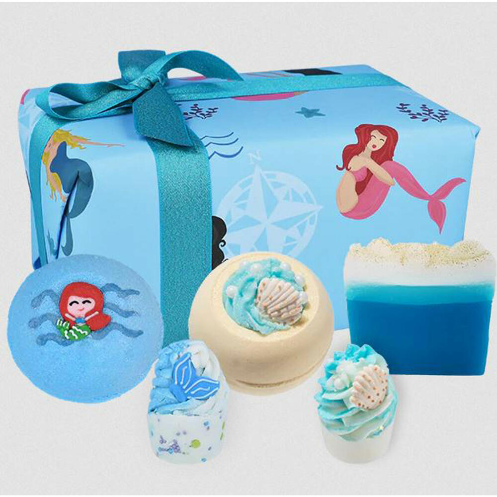 Bomb Cosmetics Bade-Geschenkset 5-tlg. Part Time Mermaid, Badebomben, Seife, Bunt, GPARMER04