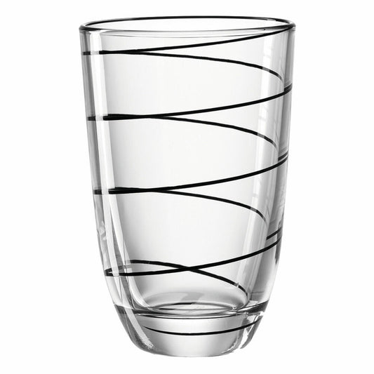 montana: :jolly Trinkglas, 6er Set, Wasserglas, Saftglas, Longdrinkglas, Wasser Glas, Schwarz, 290 ml, 057348
