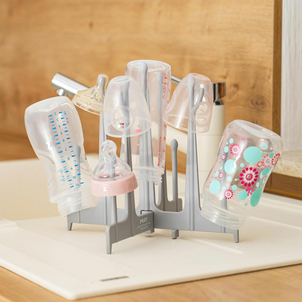 reer Trockenständer für Babyflaschen, Abtropfgestell, Falschenhalter, – Ambiente3000