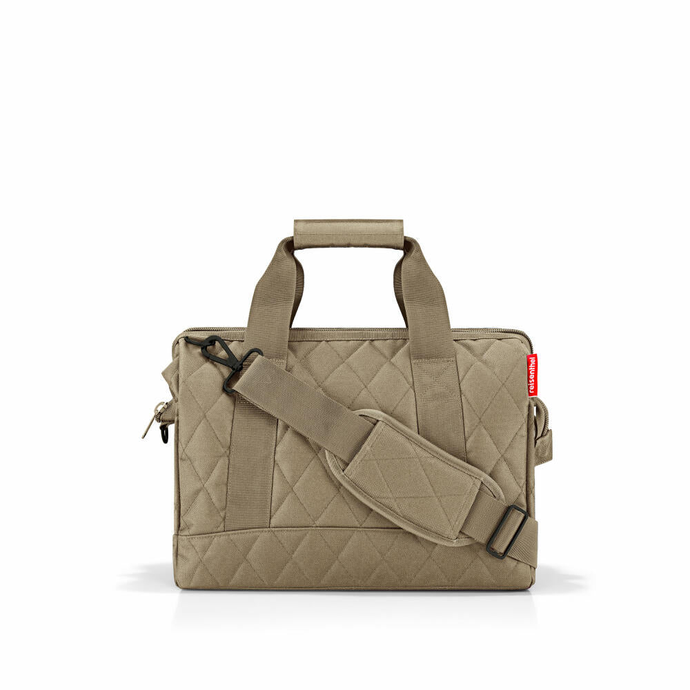 reisenthel allrounder M, Reisetasche, Sporttasche, Rhombus Olive, 18 L, MS5046