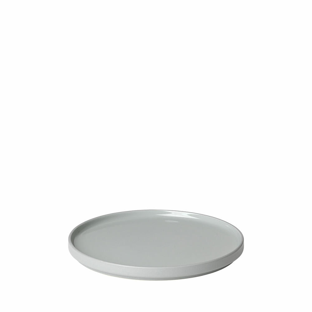 blomus Pilar Dessertteller, Mirage Grey, Keramik, H 1.8 cm, Ø 20 cm, 63715