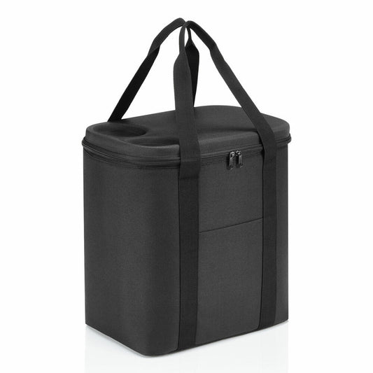 reisenthel coolerbag XL, Kühltasche, Isolierte Tasche, Thermotasche, Thermo Tasche, Polyestergewebe, Black, 30 L, LH7003