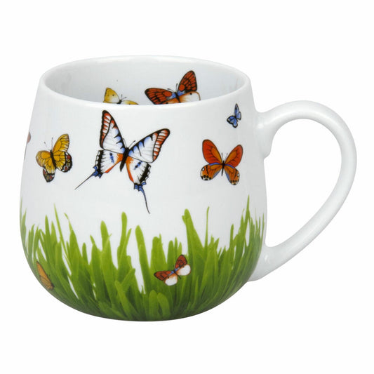 Könitz Schmetterlingswiese Kuschelbecher, Becher, Tasse, Kaffeetasse, Porzellan, Schmetterlinge, 420 ml, 11 1 143 2277