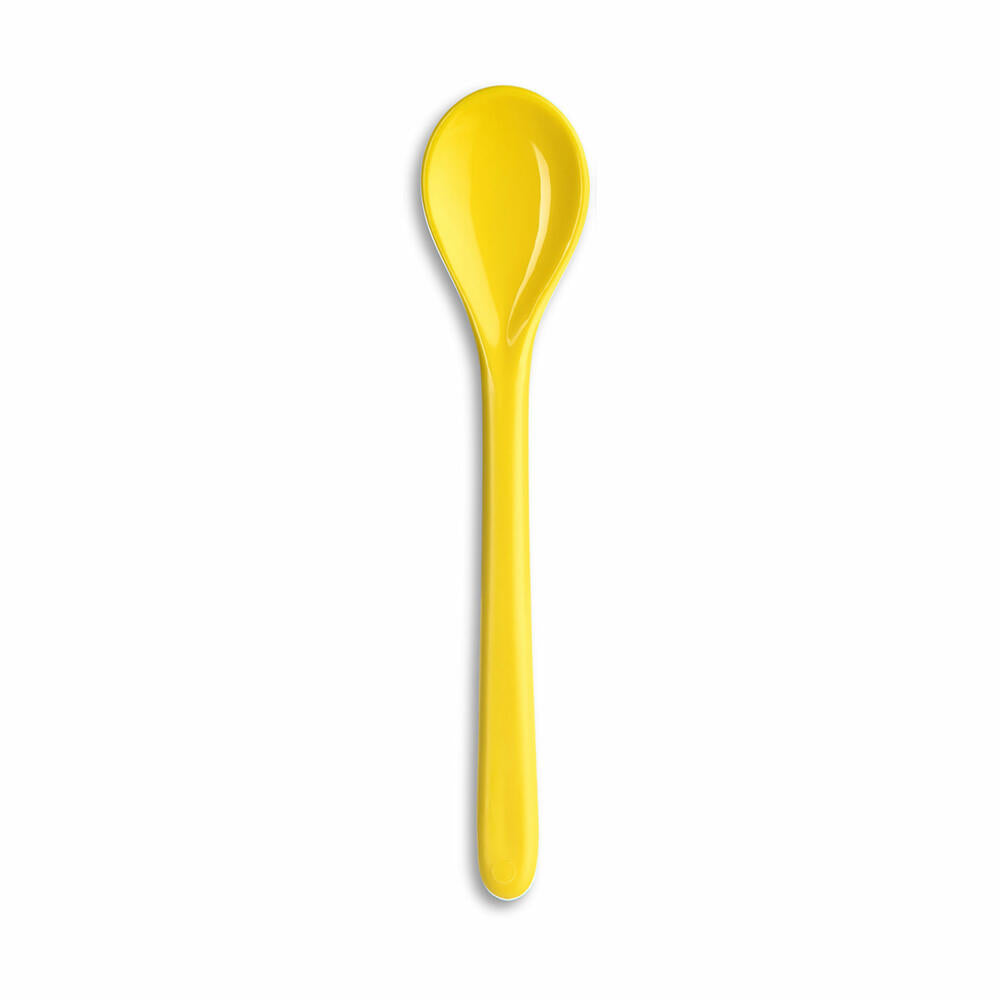 Koziol Löffel Nora Spoon S, Picknicklöffel, Kunststoff, Strong Yellow, 8058724