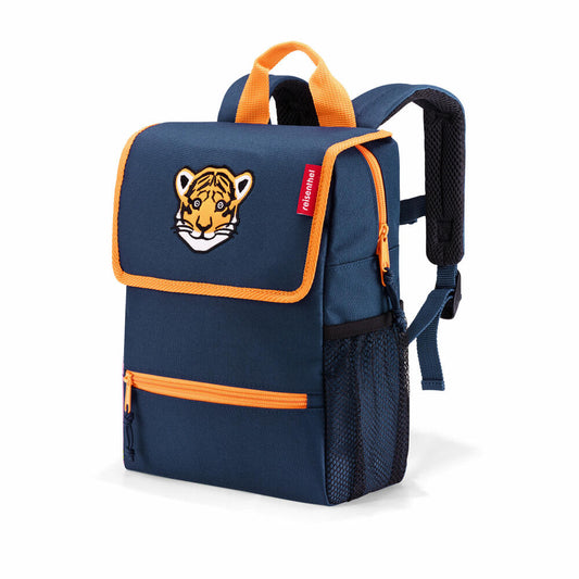 reisenthel backpack kids, backpack, school bag, kindergarten backpack, polyester fabric, Tiger Navy, 5 L, IE4077