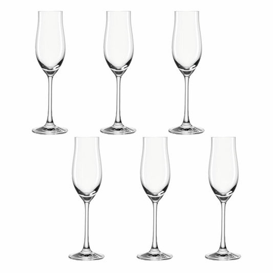 montana: :fine sparkling wine glass, set of 6, champagne glass, sparkling wine flute, sparkling wine goblet, prosecco glass, sparkling wine glass, 160 ml, 042789