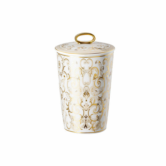 Rosenthal Versace Tischlicht 2-tlg. mit Duftwachs Medusa Gala, Materialmix, 14 cm, 14402-403635-24868