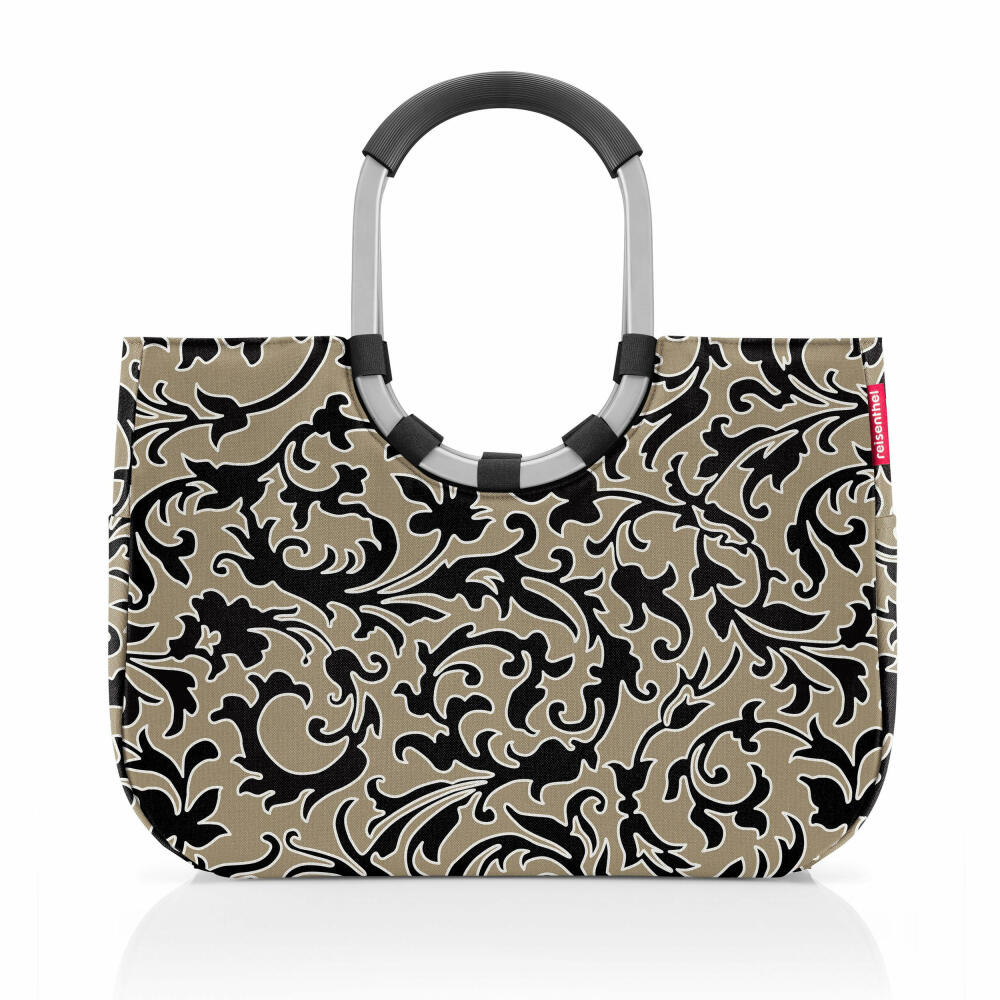 reisenthel loopshopper L, shopping bag, shopping basket, carrying bag, Baroque Marble, 25 L, OR7061