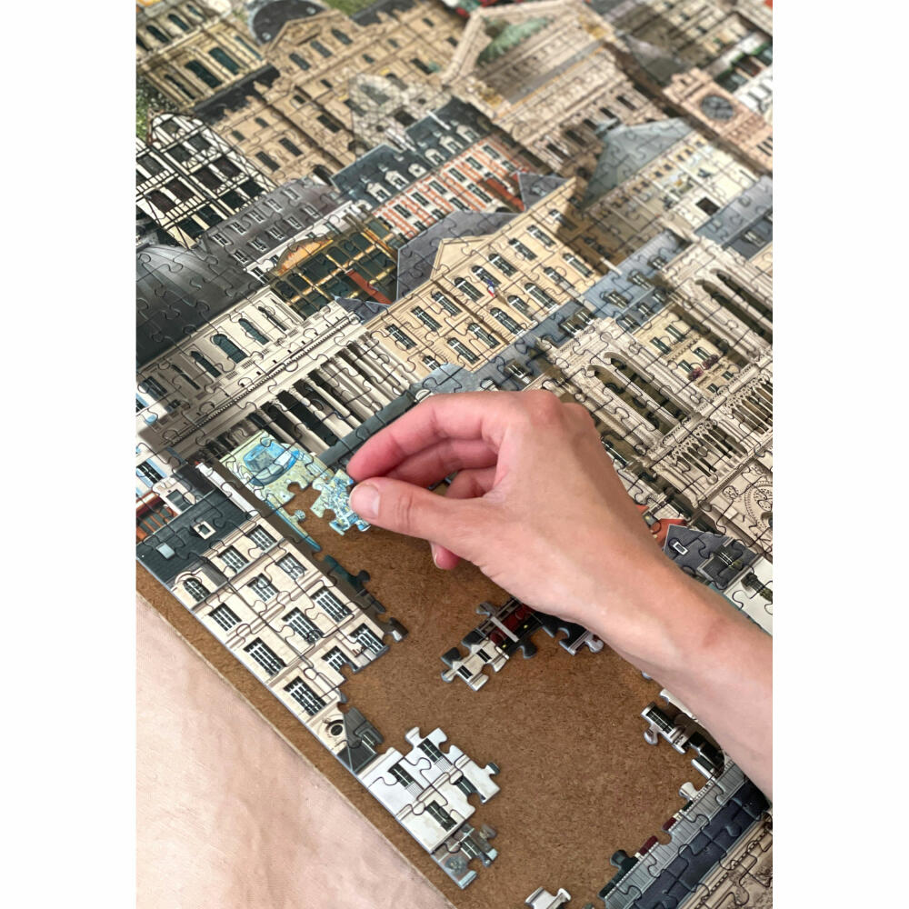 Martin Schwartz Puzzle Paris, Städtepuzzle Frankreich, 50 x 70 cm, 1000 Teile, MS0606