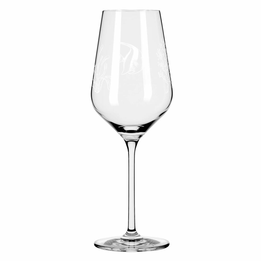 Ritzenhoff white wine glass set of 2 Oceanside 001, Romi Bohnenberg, crystal glass, 380 ml, 3821001