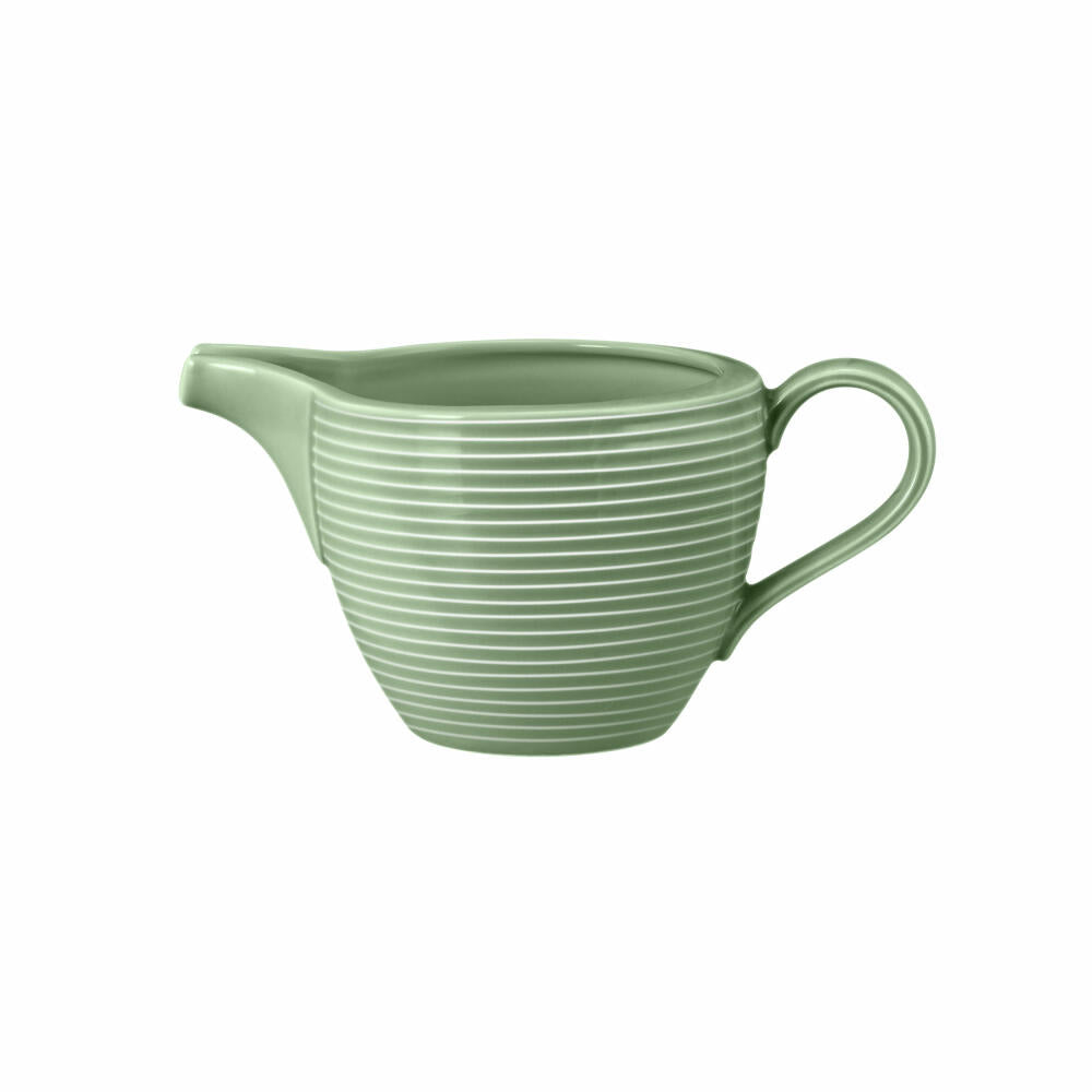 Seltmann Weiden Beat milk jug, jug, milk jug, milk jug, porcelain, sage green, 280 ml, 001.765296