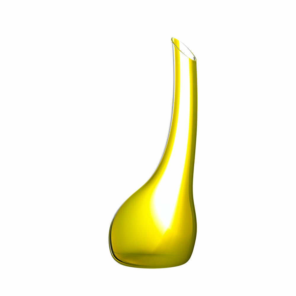 Riedel Dekanter Cornetto Confetti Yellow, Glasdekanter, Dekantierflasche, Weinkaraffe, Hochwertiges Glas, Gelb, 1.2 L, 1977/13Y