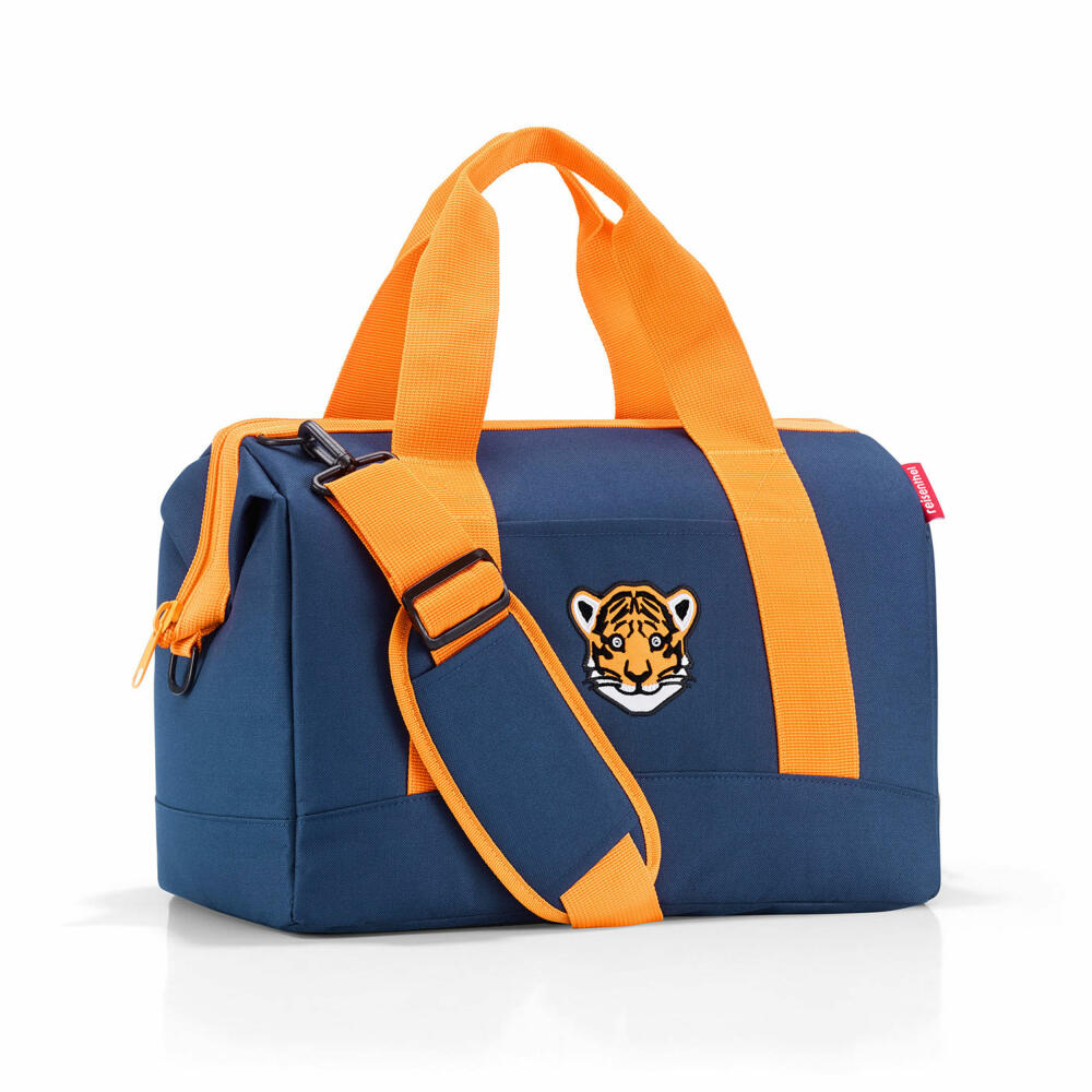 reisenthel allrounder M kids, travel bag, sports bag, shoulder bag, doctor's bag, bag, polyester fabric, Tiger Navy, 18 L, IX4077