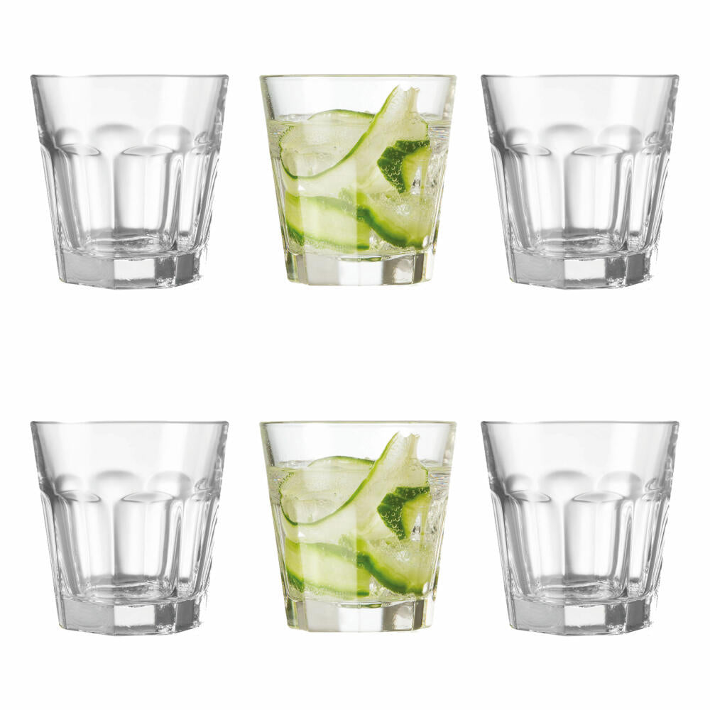 montana: :skip drinking glass, set of 6, whiskey cup, whiskey glass, tumbler, whiskey, glass, 180 ml, 057392