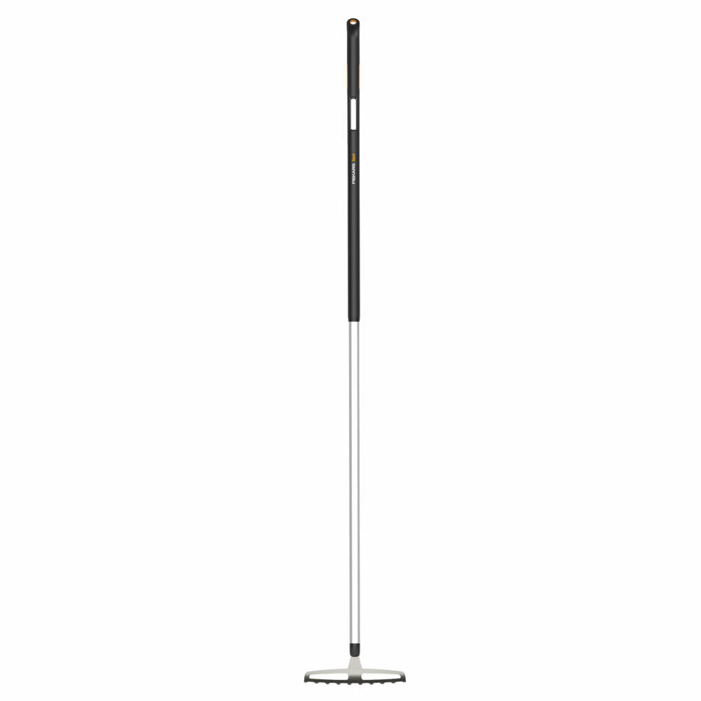 Fiskars Xact Rose Rake S, Rake, Leaf Sweeper, Stainless Steel, Hardened Aluminium, Silver, 1027038