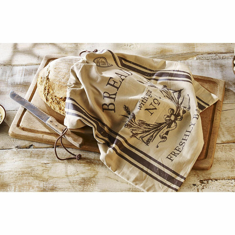 Birkmann Freshly Baked bread bag, bread bag, bread bag, storage, cotton, 45 cm, 700536