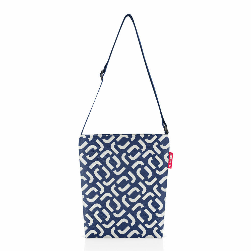 reisenthel shoulderbag S, shoulder bag, tote bag, shoulder bag, bag, polyester fabric, Signature Navy, 4.7 L, HY4073