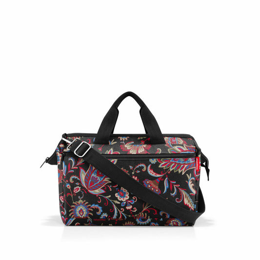 reisenthel allrounder S pocket, Handtasche, Schultertasche, Paisley Black, 11 L, MO7064