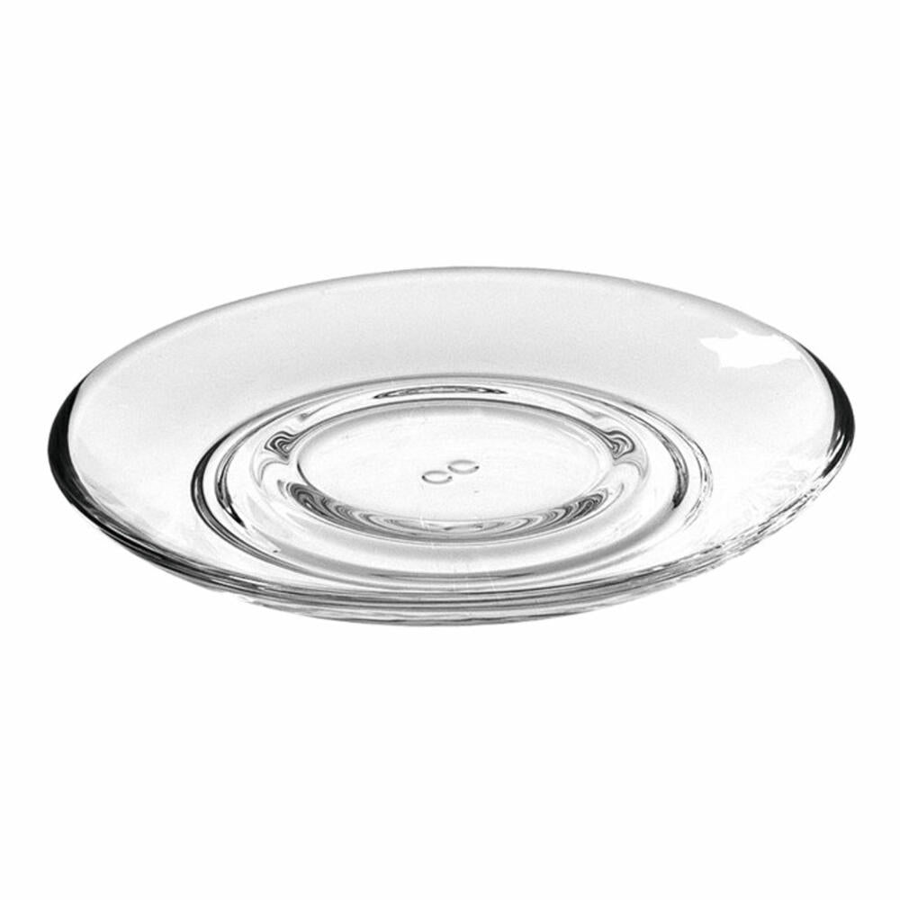 montana: :soul saucer, set of 8, coffee saucer, coffee saucer, undercup, glass, Ø 14 cm, 057231