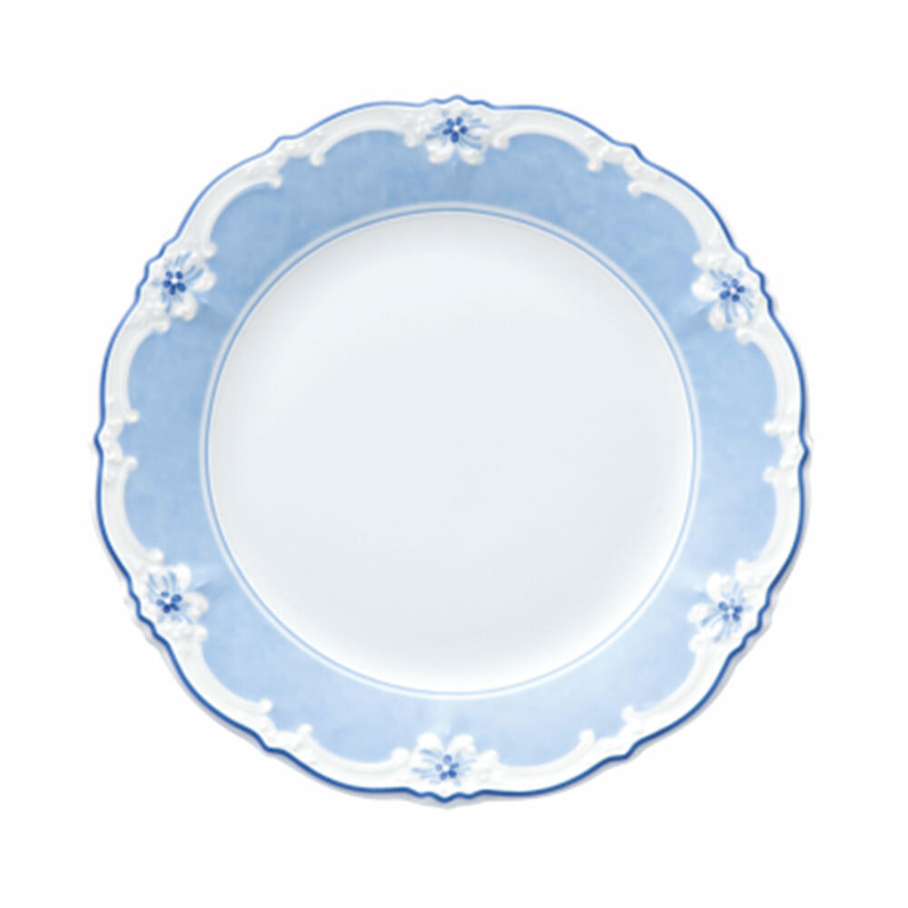 Hutschenreuther Baronesse Frühstücksteller mit Fahne, Estelle Blue, Porzellan, 20 cm, 10020